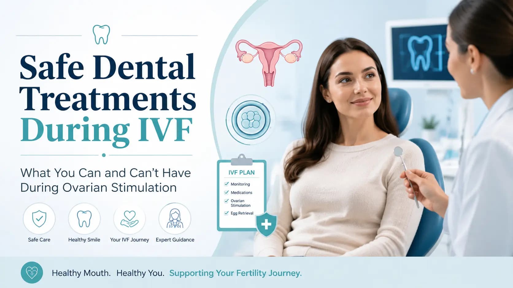 Safe Dental Treatments During IVF: What You Can and Can’t Have during ovarian stimulation